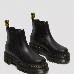 Dr. Martens Audrick Nappa Leather Platform Chelsea Boots, US 8